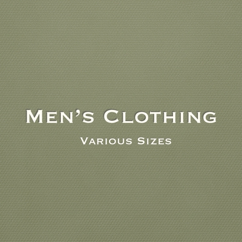 Men's Clothing Various Sizes